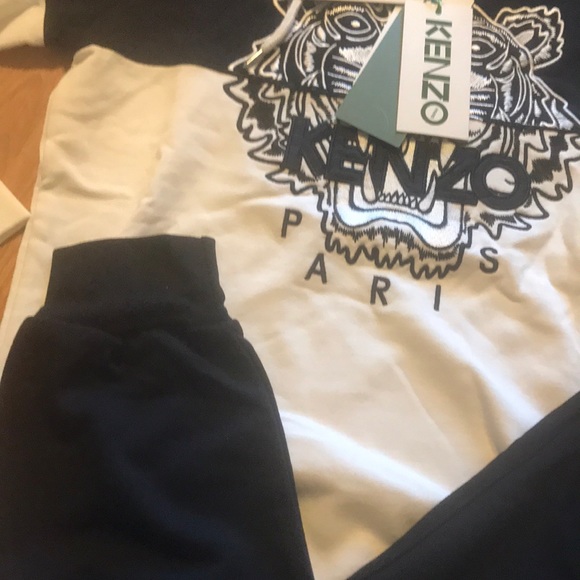 KENZO black&white mens hooded tracksuits,XL!NWT - Picture 4 of 7